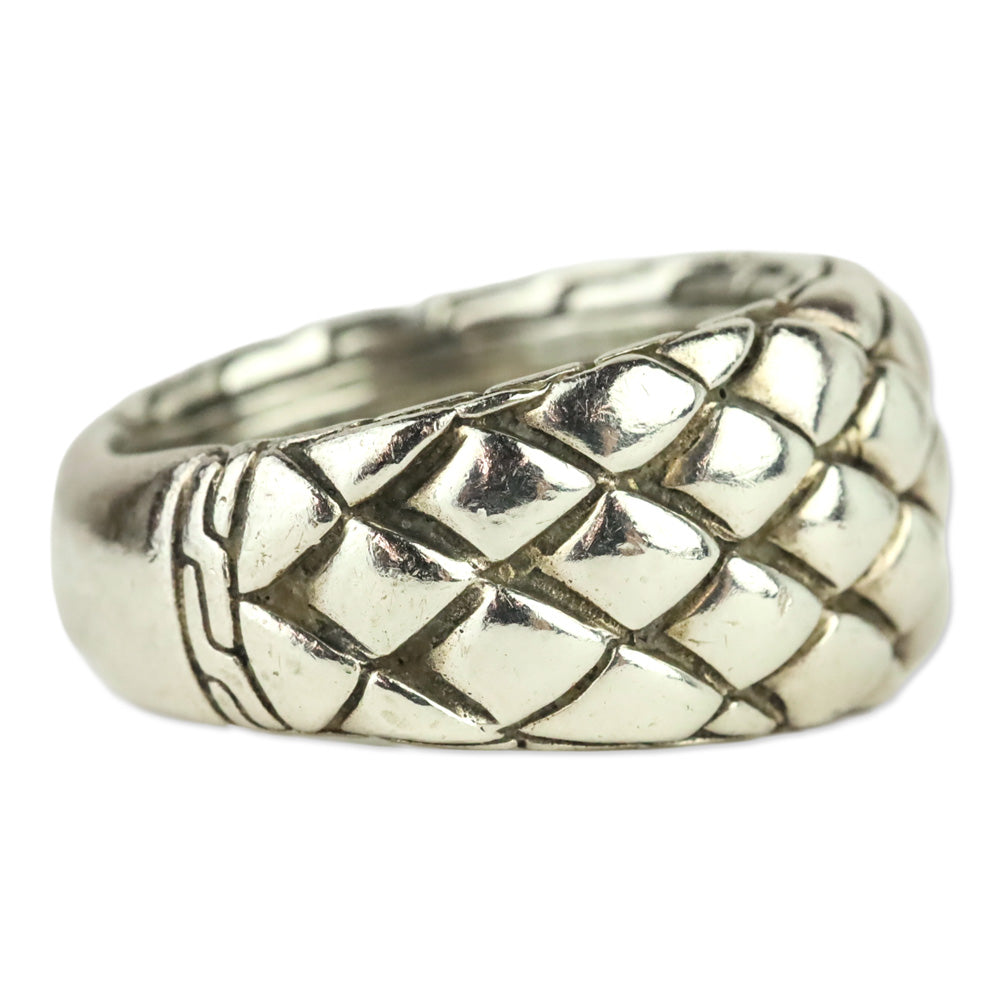 John Hardy Sterling Silver Legends Cobra Collection 11mm Band Ring