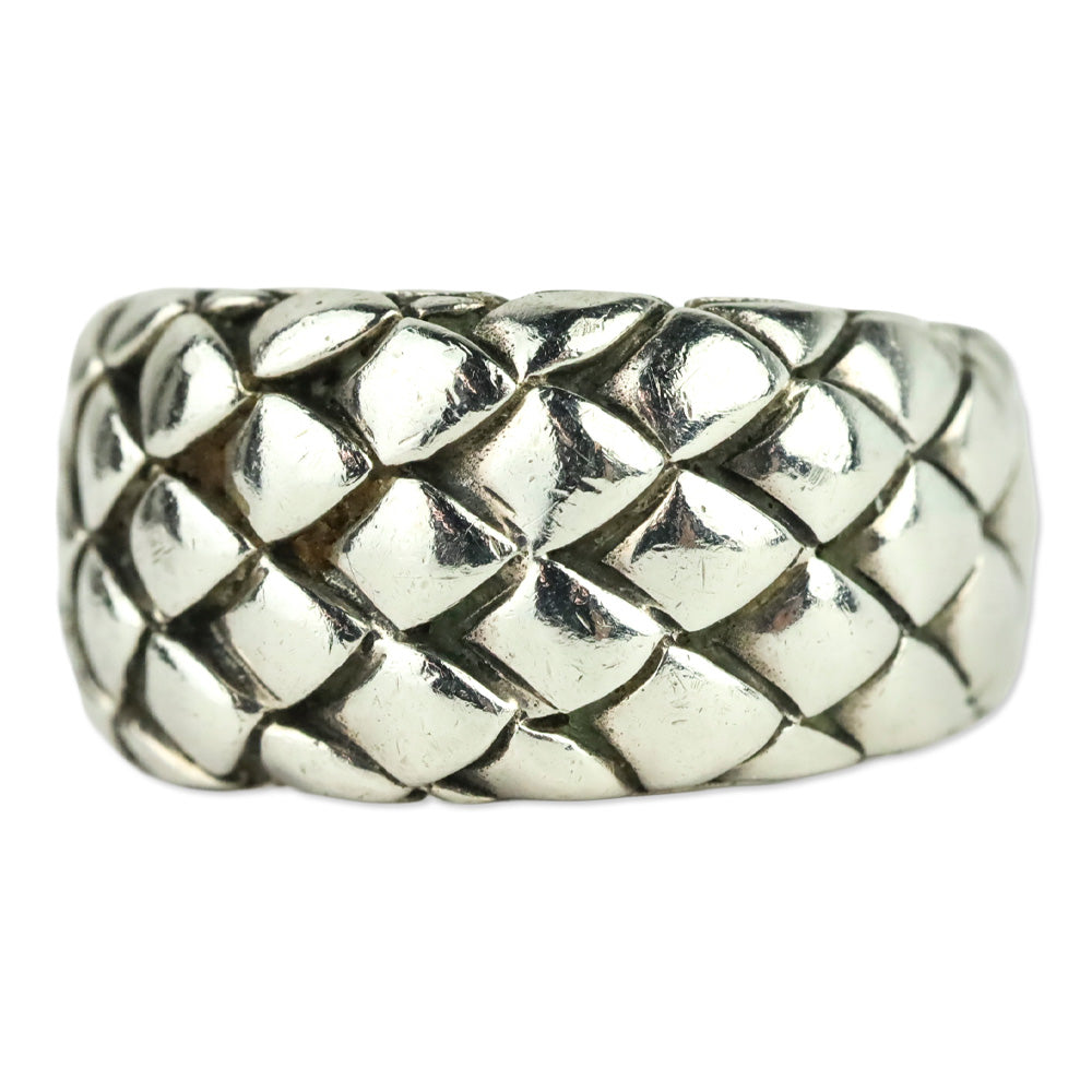 John Hardy Sterling Silver Legends Cobra Collection 11mm Band Ring