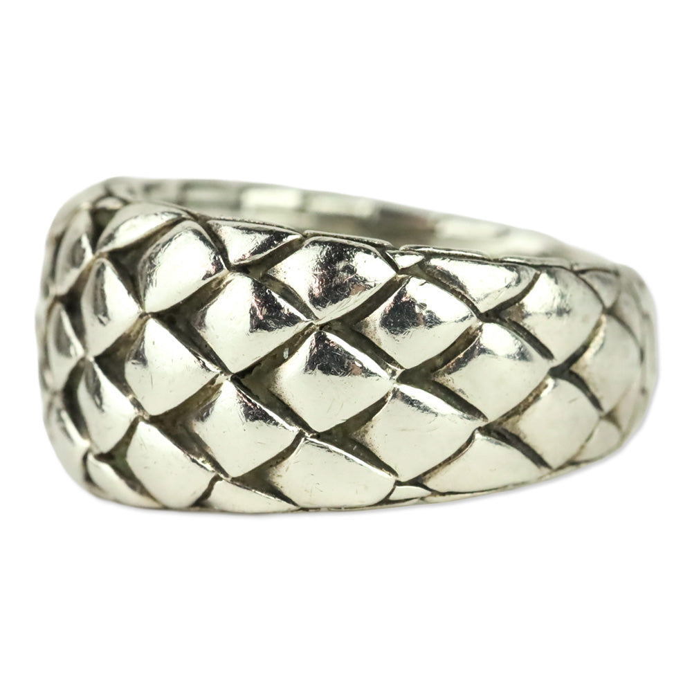 John Hardy Sterling Silver Legends Cobra Collection 11mm Band Ring