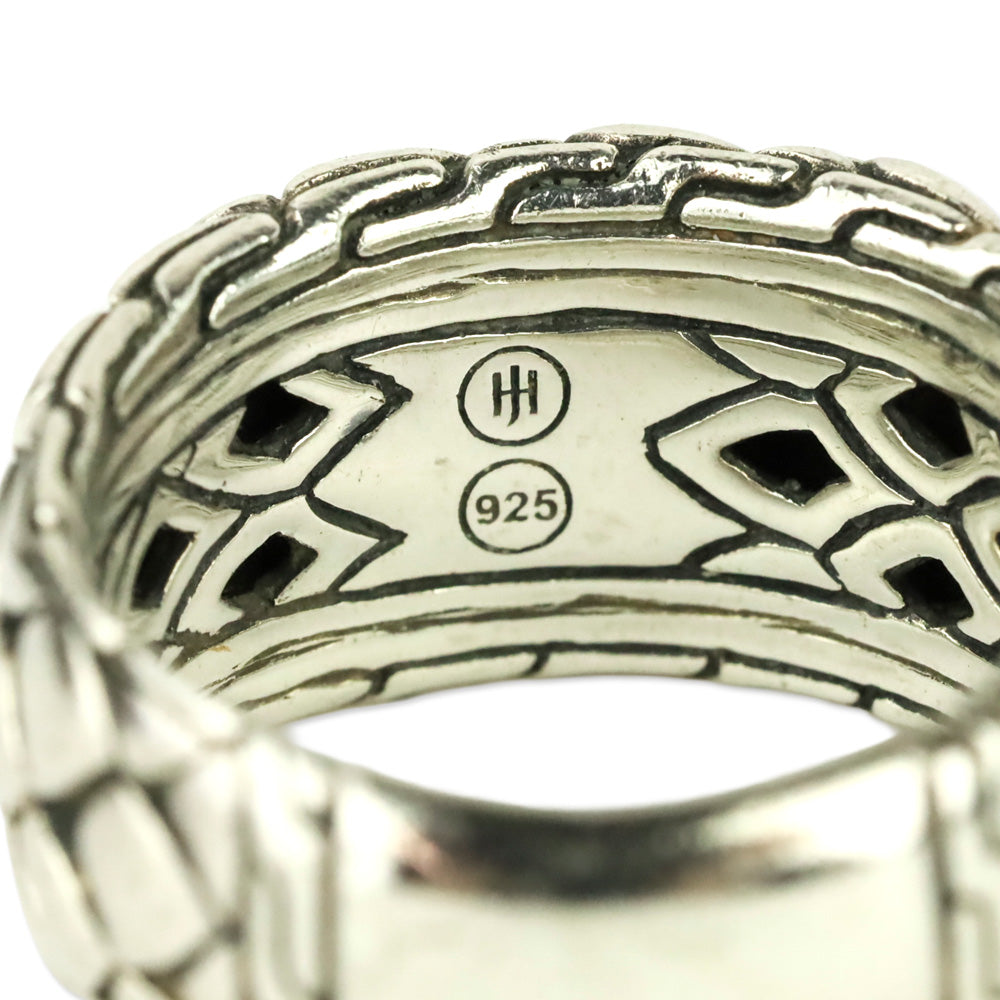 John Hardy Sterling Silver Legends Cobra Collection 11mm Band Ring