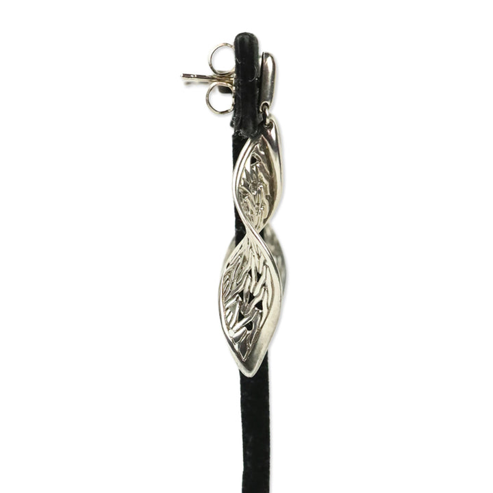 John Hardy Sterling Silver Wave Drop Earrings