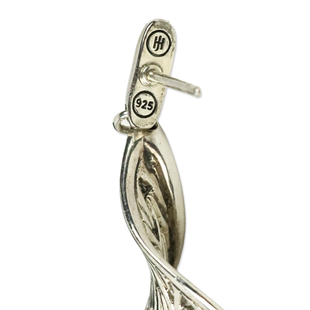 John Hardy Sterling Silver Wave Drop Earrings