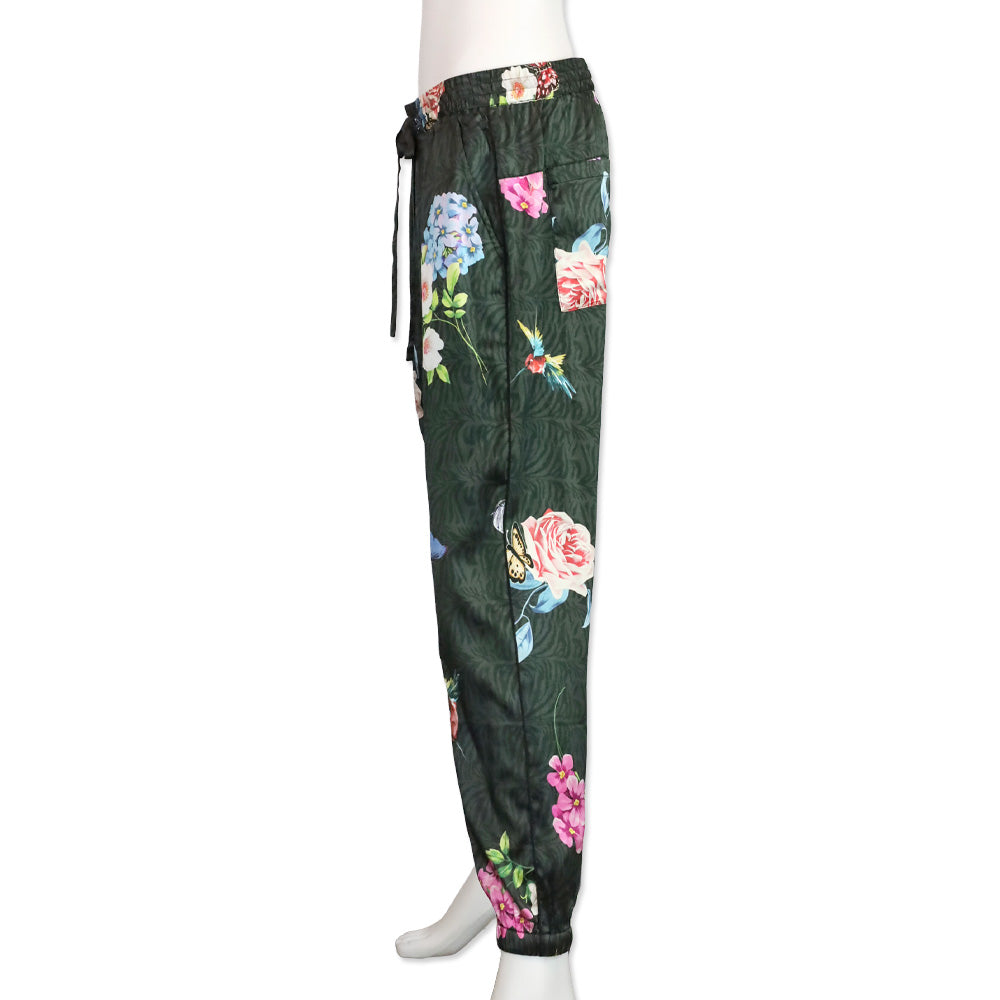 Johnny Was Blooming Seline Silk Jogger Pants
