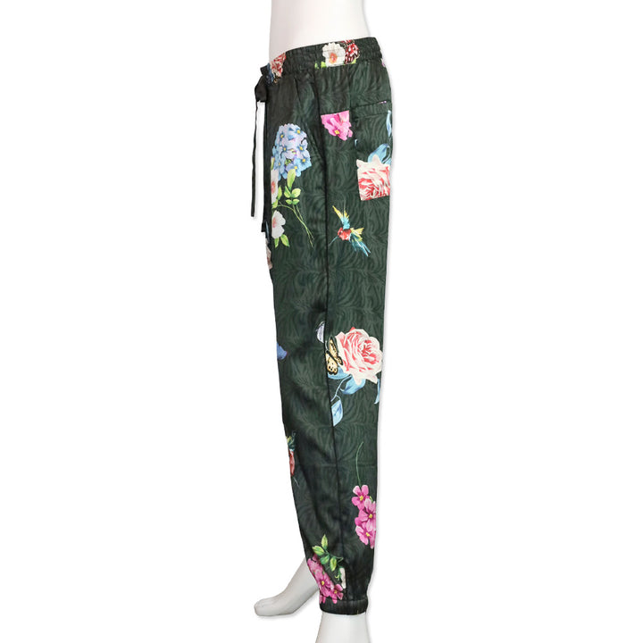 Johnny Was Blooming Seline Silk Jogger Pants