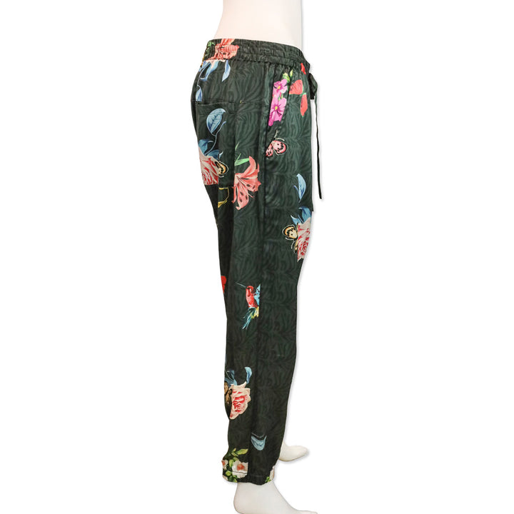 Johnny Was Blooming Seline Silk Jogger Pants