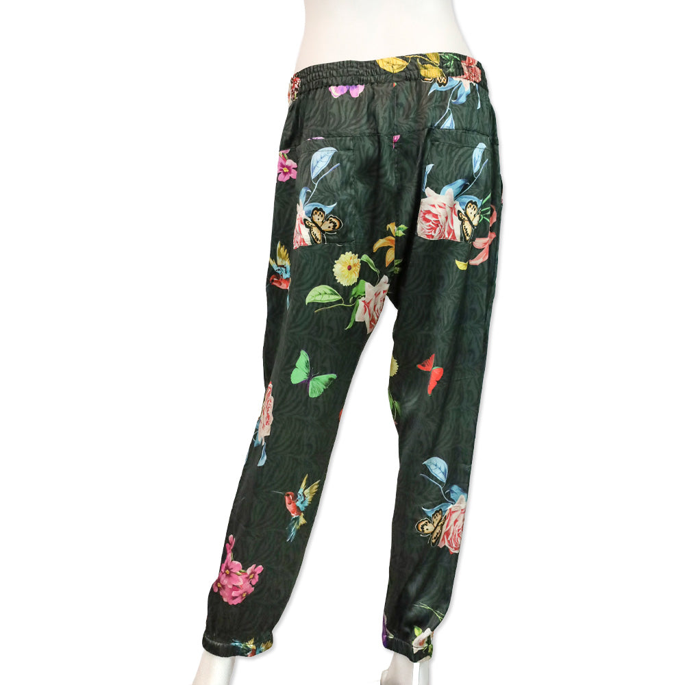 Johnny Was Blooming Seline Silk Jogger Pants