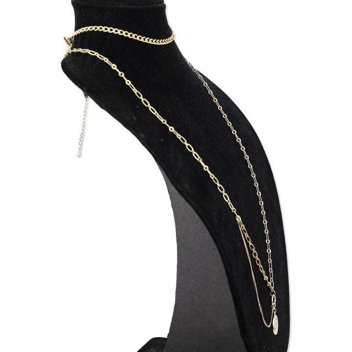 Juicy Couture Gold 3 Strand Queen of Couture Necklace