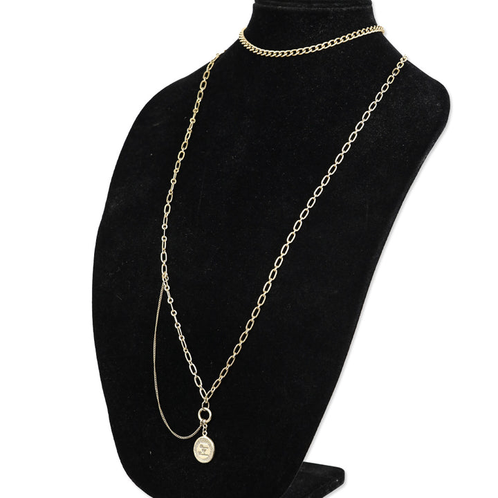 Juicy Couture Gold 3 Strand Queen of Couture Necklace