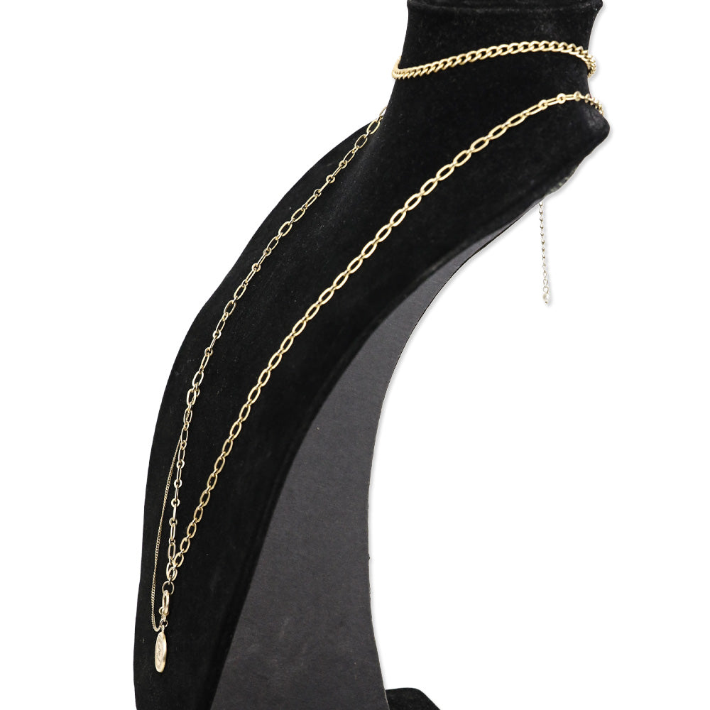 Juicy Couture Gold 3 Strand Queen of Couture Necklace