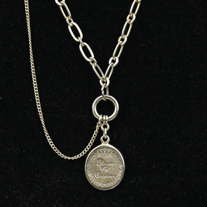 Juicy Couture Gold 3 Strand Queen of Couture Necklace