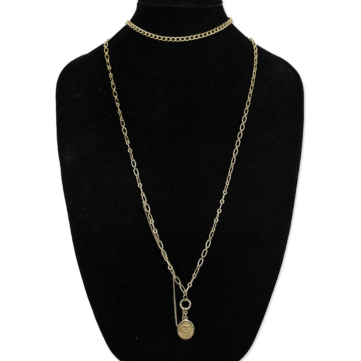 Juicy Couture Gold 3 Strand Queen of Couture Necklace
