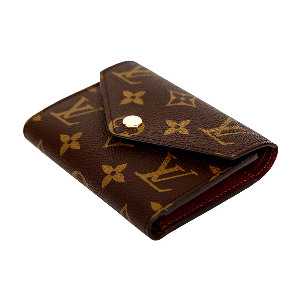 Louis Vuitton Victorine Small Wallet in Brown Monogram Canvas and
