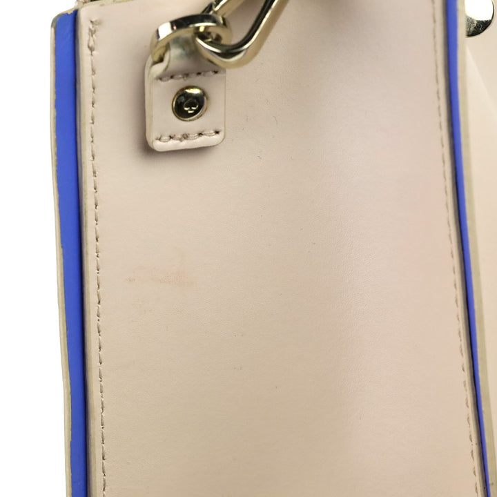 Kate Spade Arbour Hill Pumice and Adventure Blue Satchel