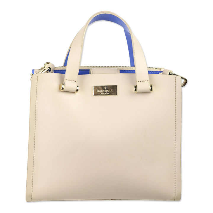 Kate Spade Arbour Hill Pumice and Adventure Blue Satchel
