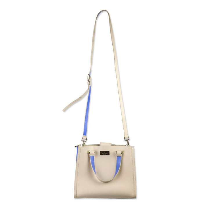 Kate Spade Arbour Hill Pumice and Adventure Blue Satchel