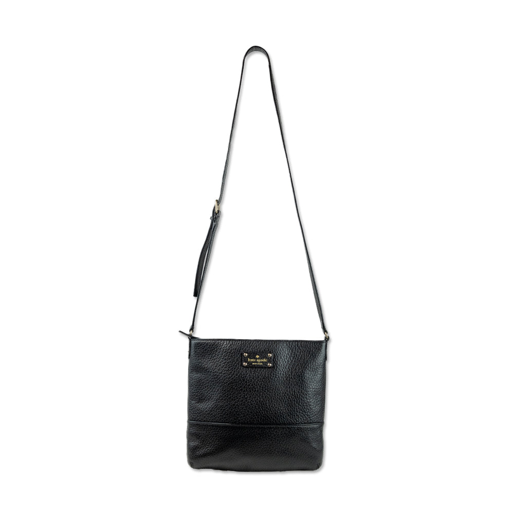 Kate Spade Black Leather Crossbody Bag