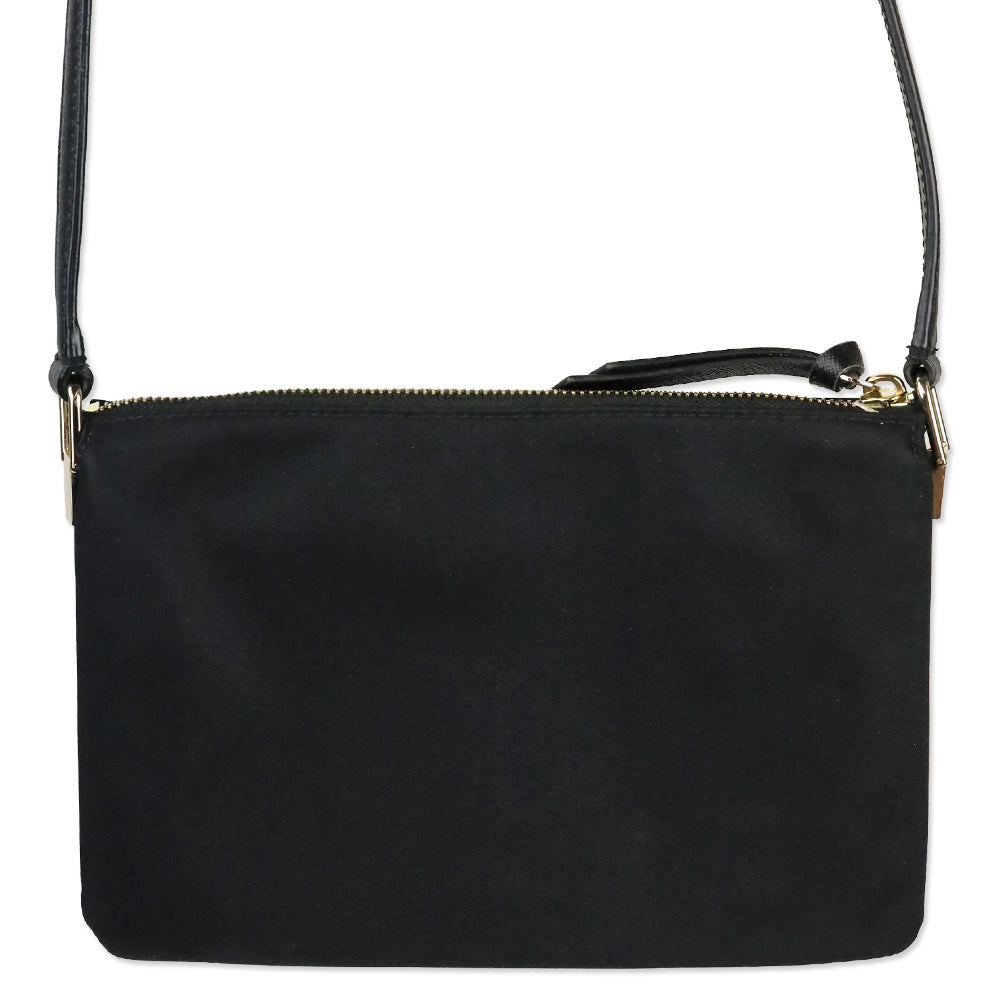 Kate Spade Black Madelyne Wilson Road Nylon Crossbody