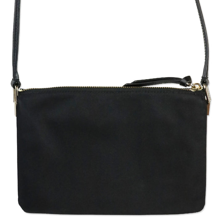 Kate Spade Black Madelyne Wilson Road Nylon Crossbody