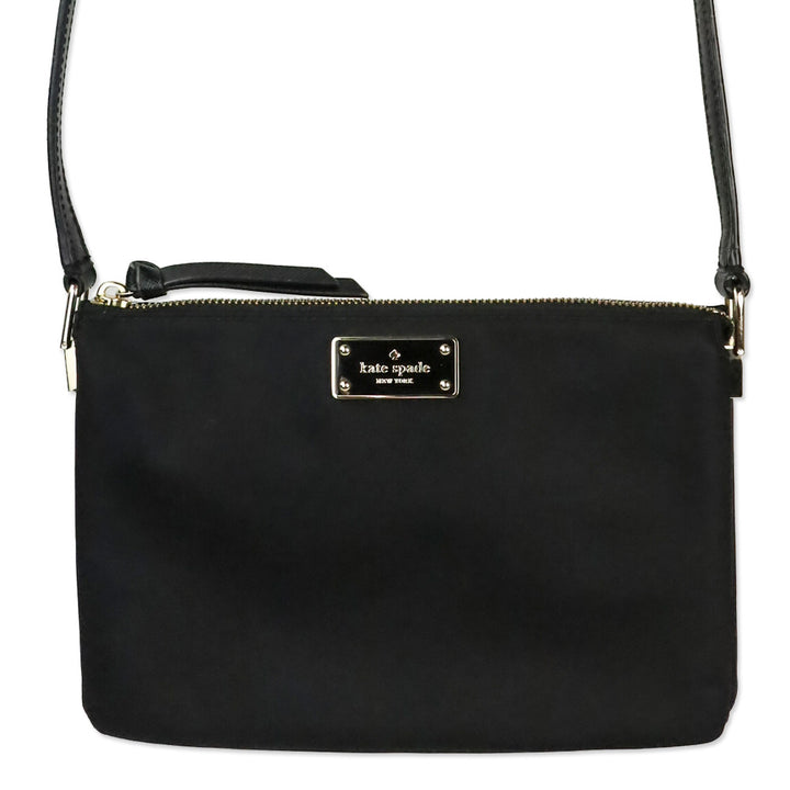 Kate Spade Black Madelyne Wilson Road Nylon Crossbody