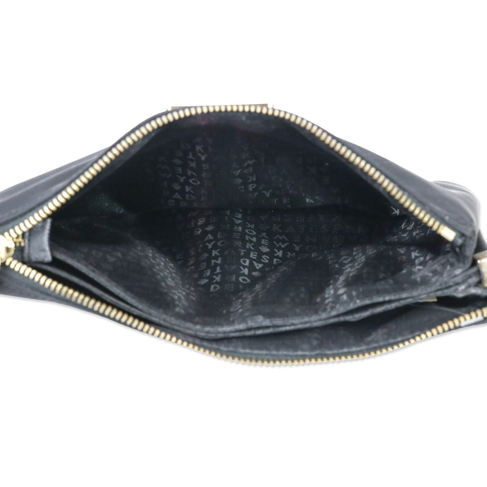 Kate Spade Black Madelyne Wilson Road Nylon Crossbody