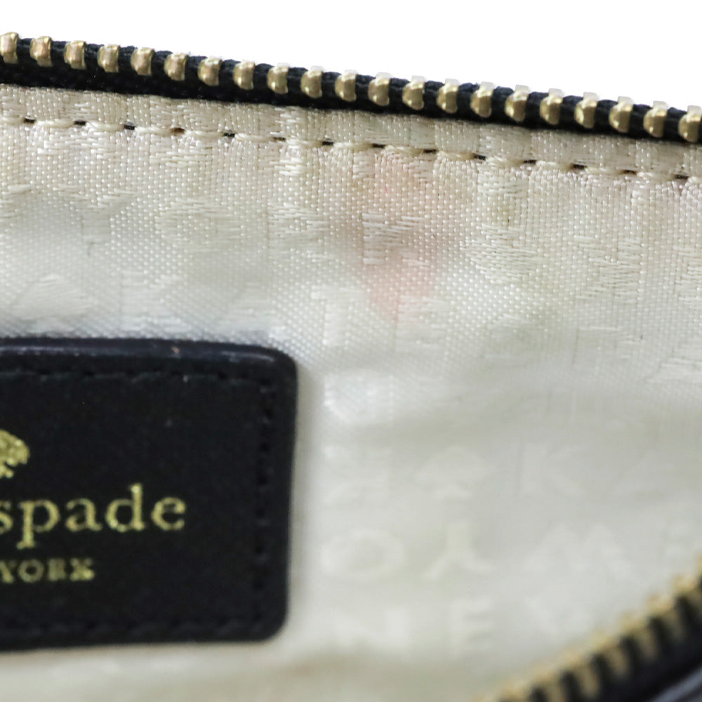 Kate Spade Black Saffiano Leather Tinie Laurel Way Wristlet