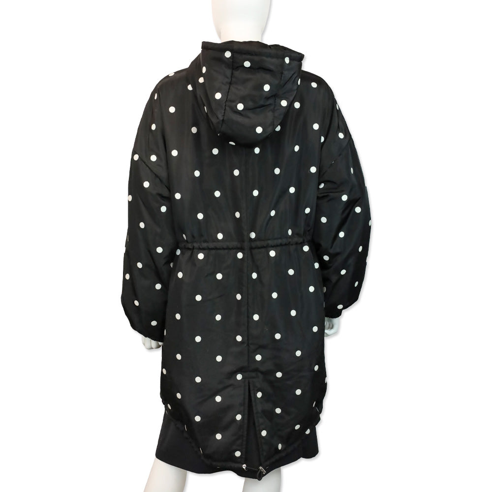 Kate Spade Breezy Dot Oversized Anorak Parka Coat