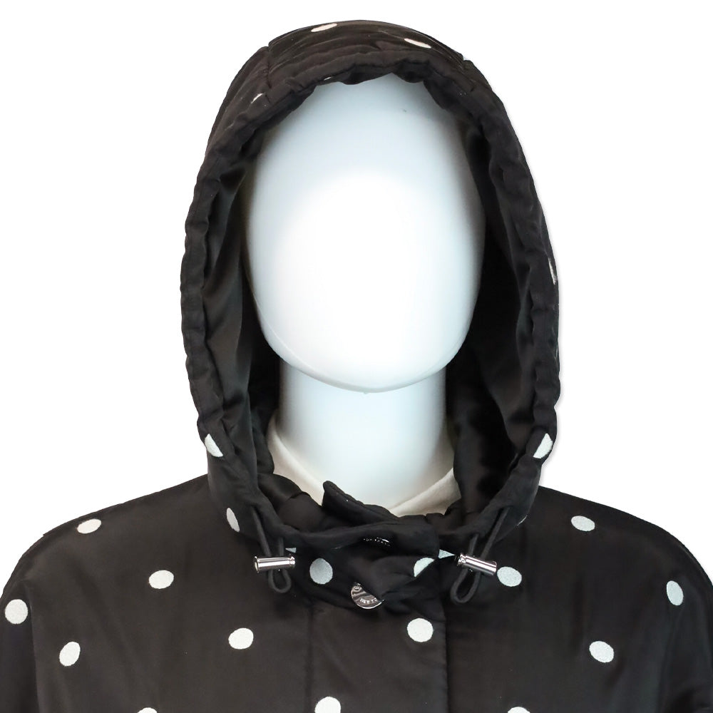 Kate Spade Breezy Dot Oversized Anorak Parka Coat