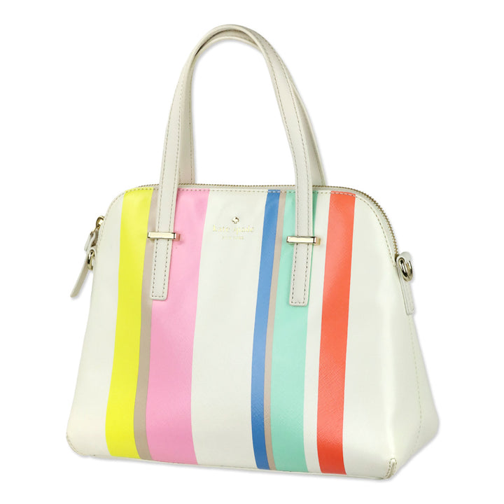 Kate Spade Cedar Street Multi Stripe Maise Satchel