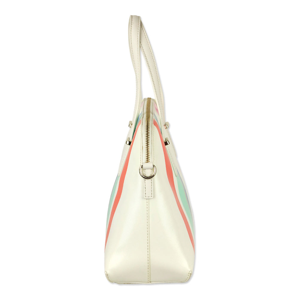 Kate Spade Cedar Street Multi Stripe Maise Satchel