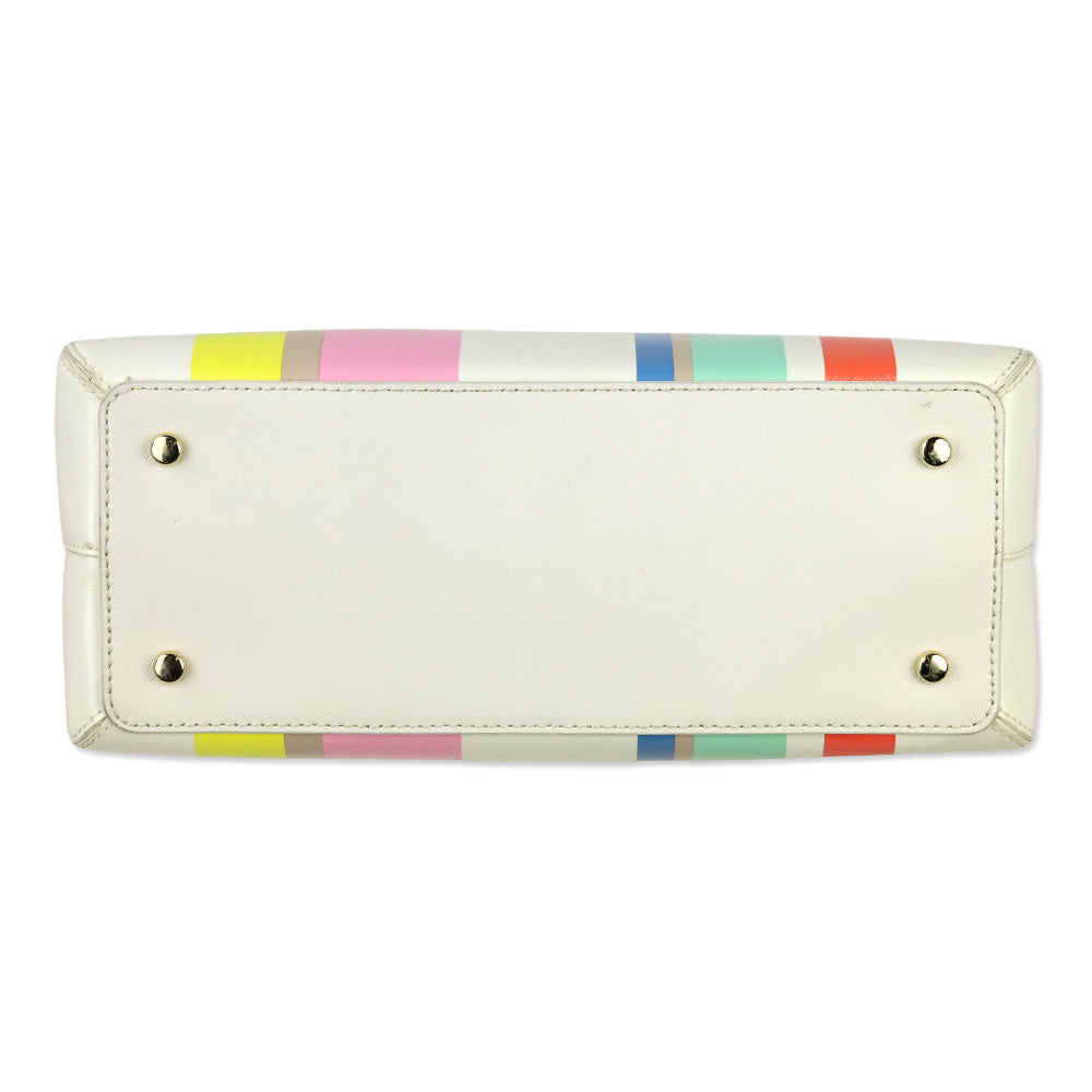 Kate Spade Cedar Street Multi Stripe Maise Satchel