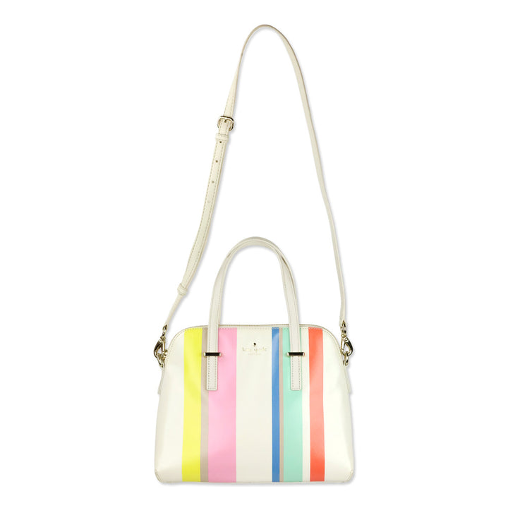 Kate Spade Cedar Street Multi Stripe Maise Satchel