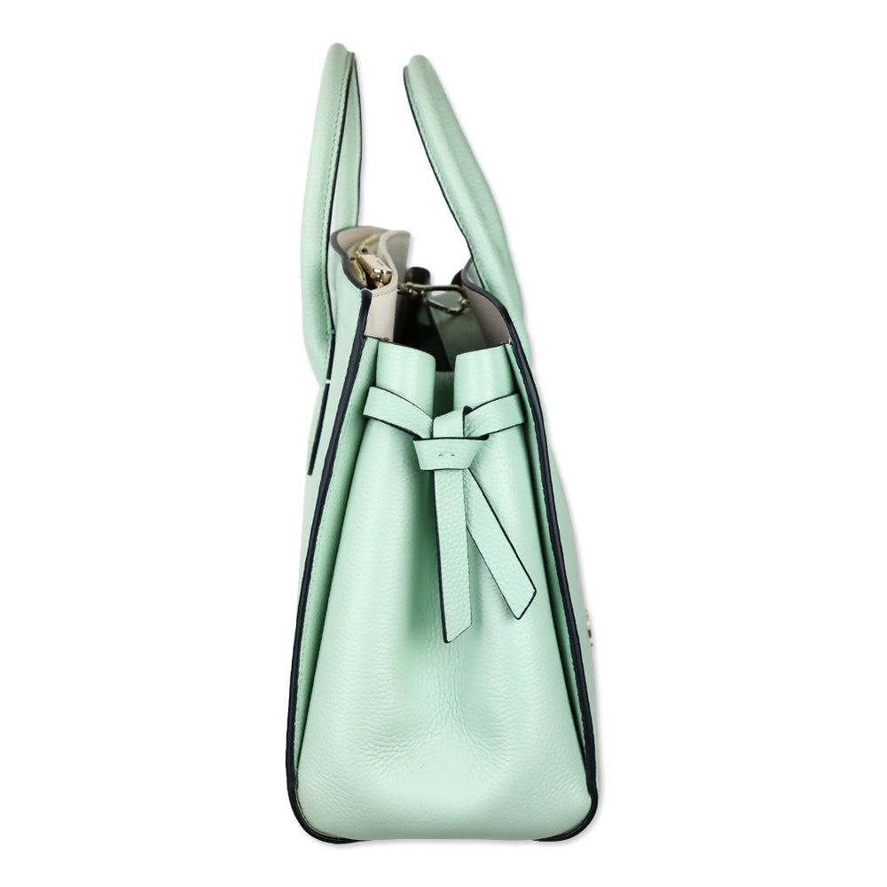 Kate Spade Chrystal Blue Knott Medium Satchel