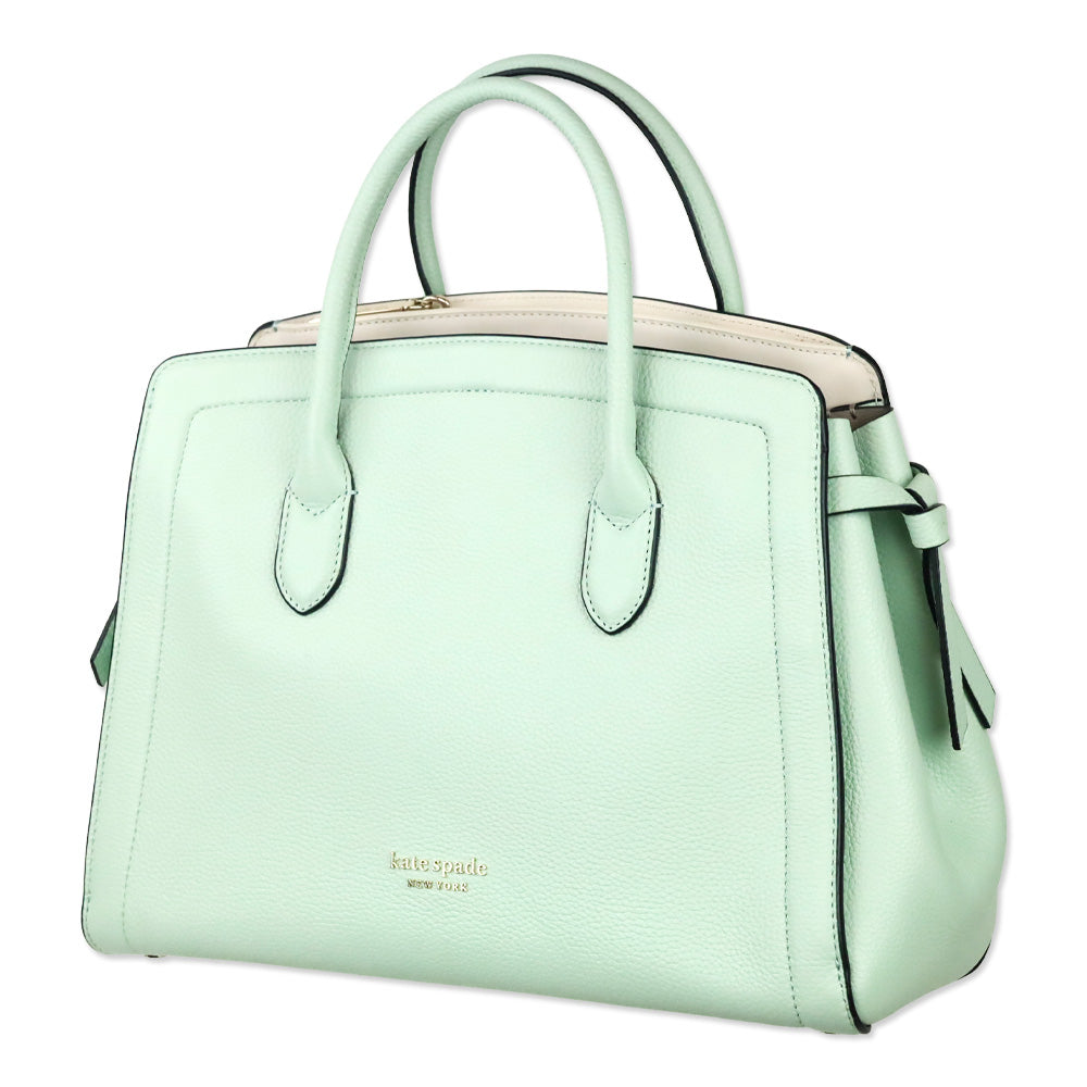 Kate Spade Chrystal Blue Knott Medium Satchel