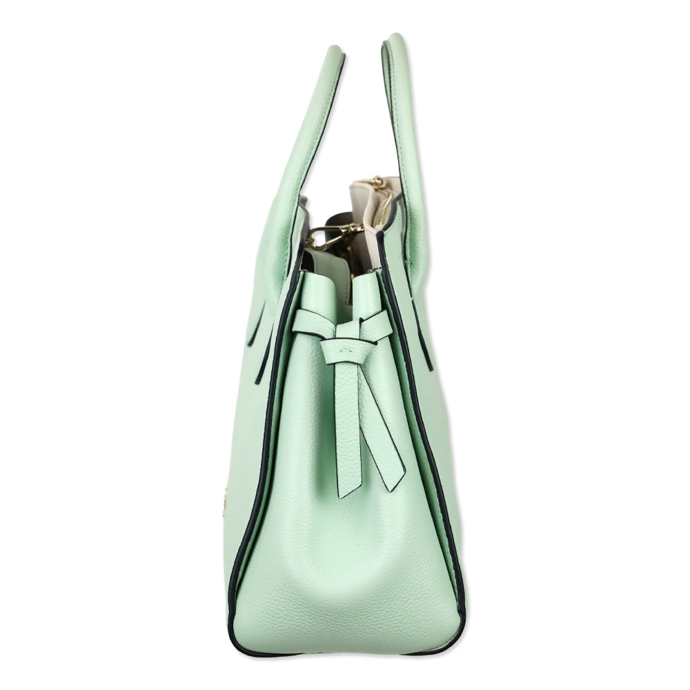 Kate Spade Chrystal Blue Knott Medium Satchel