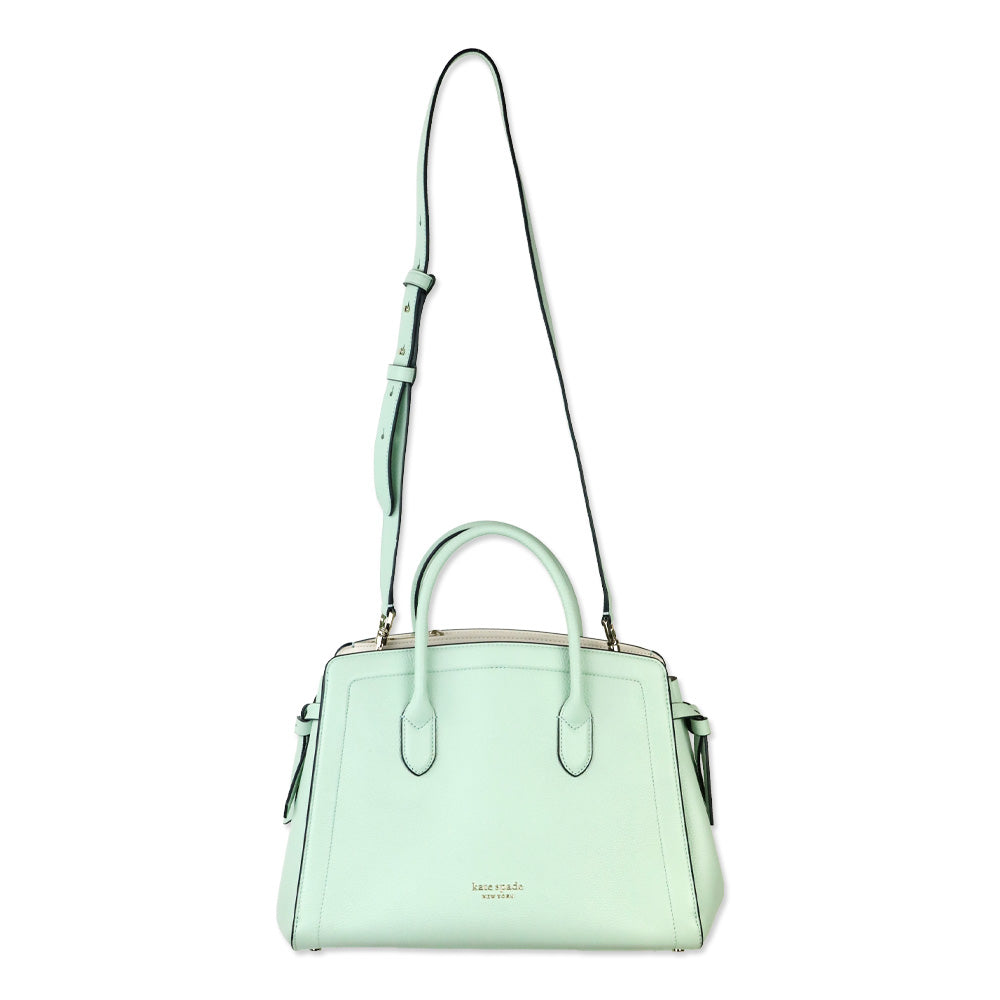 Kate Spade Chrystal Blue Knott Medium Satchel