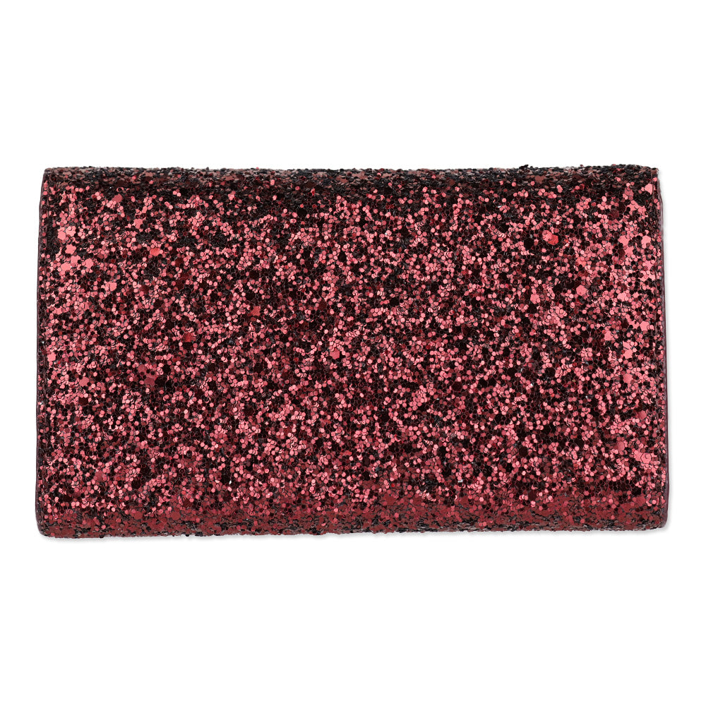 Kate Spade Deep Plum Laurel Way Glitter iPhone Wristlet