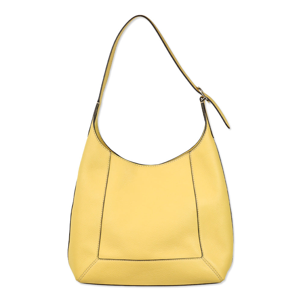 Kate Spade Fresh Hay Lena Pick Stitch Large Hobo Bag