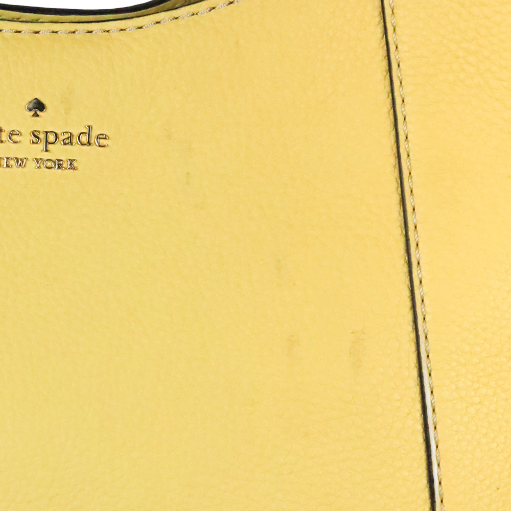 Kate Spade Fresh Hay Lena Pick Stitch Large Hobo Bag