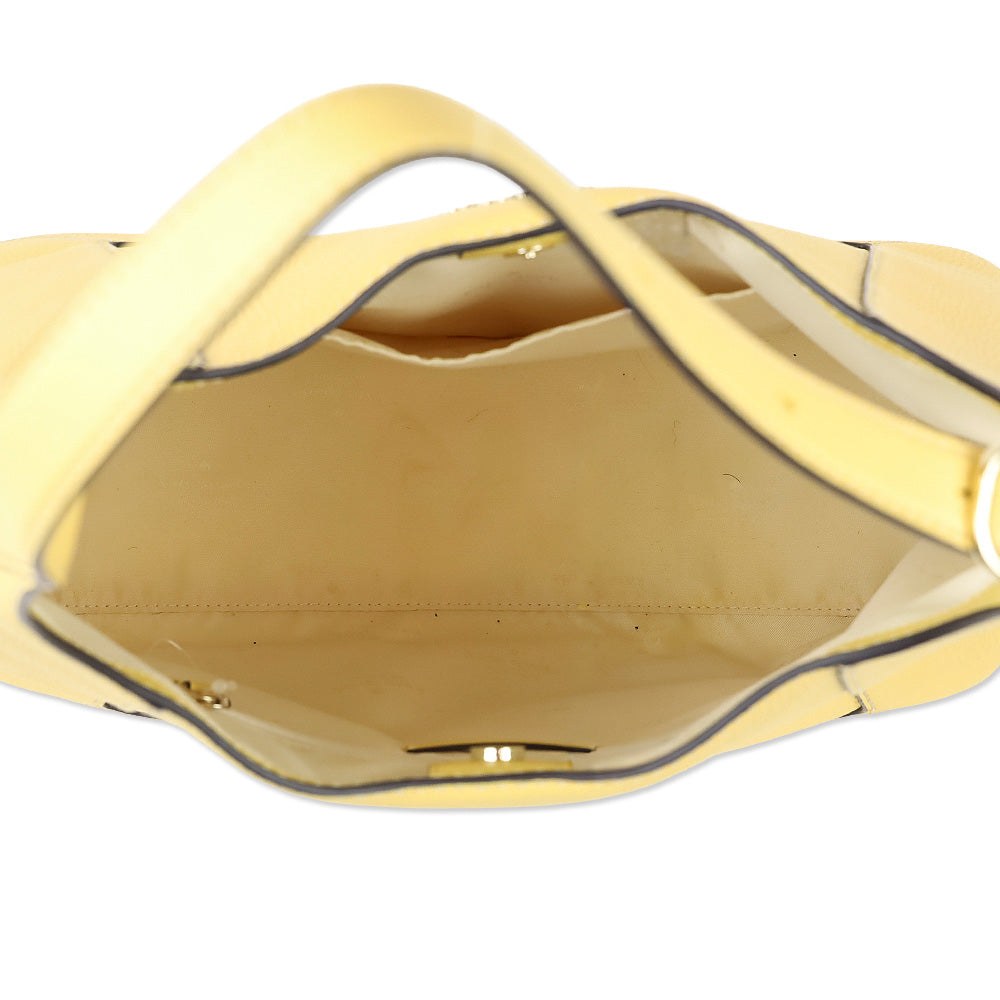 Kate Spade Fresh Hay Lena Pick Stitch Large Hobo Bag