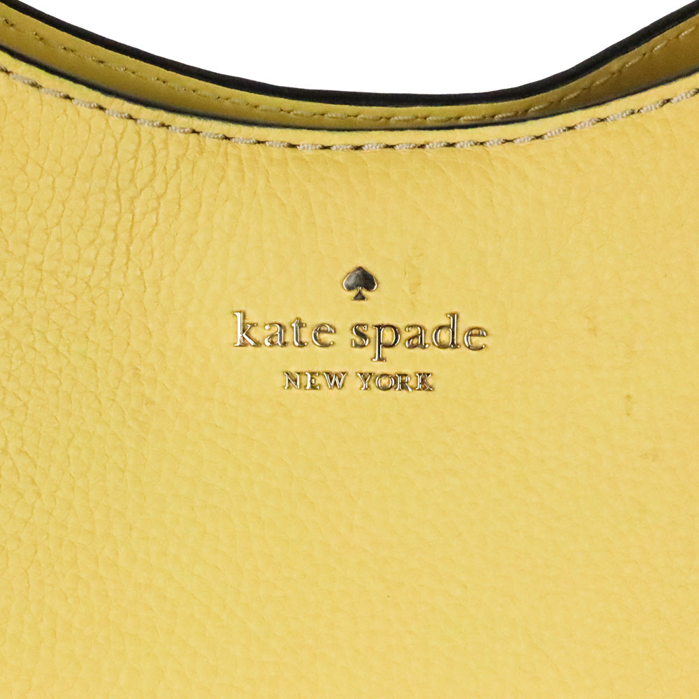 Kate Spade Fresh Hay Lena Pick Stitch Large Hobo Bag