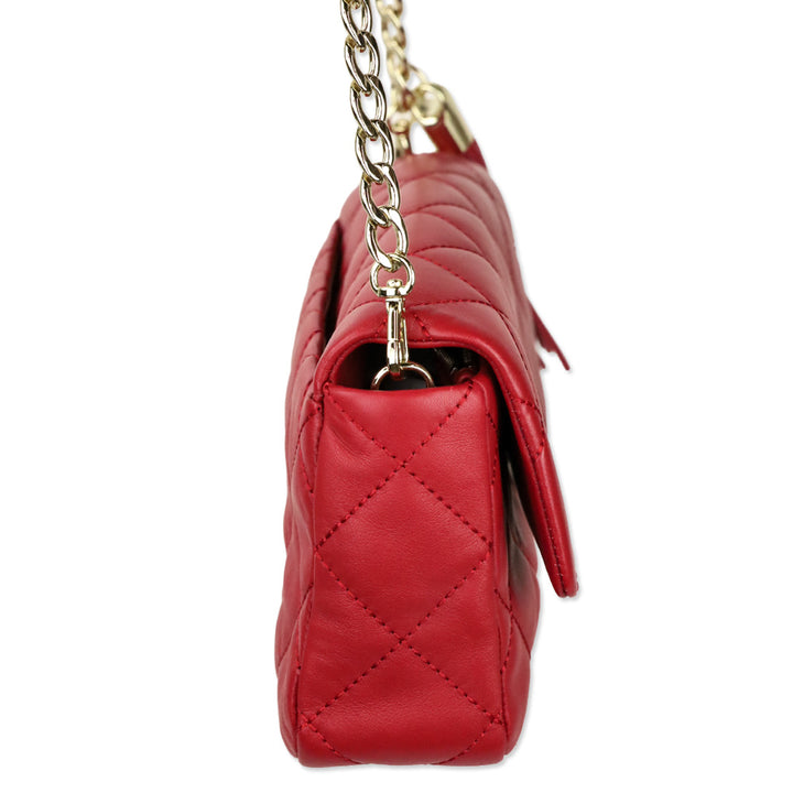 Kate Spade Hibiscus Red Emerson Place Serena Quilted Leather Crossbody