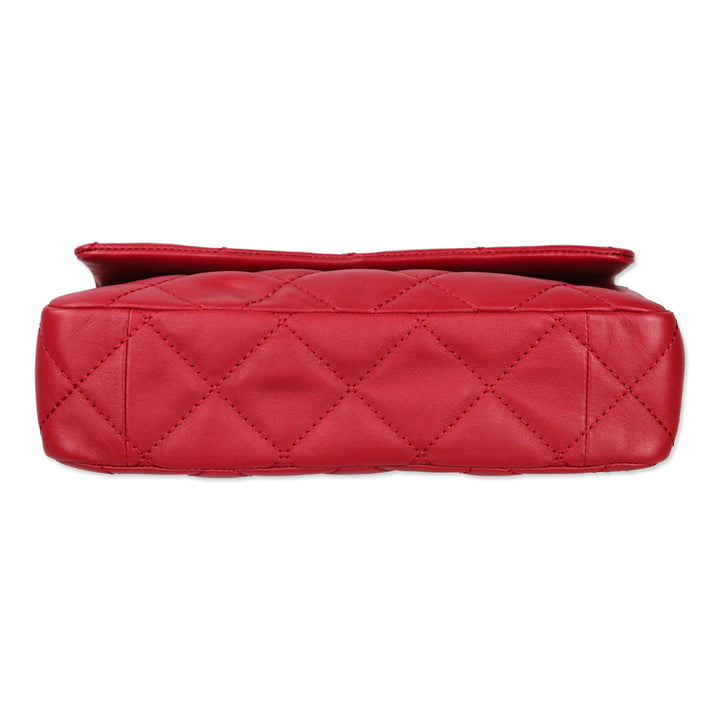 Kate Spade Hibiscus Red Emerson Place Serena Quilted Leather Crossbody
