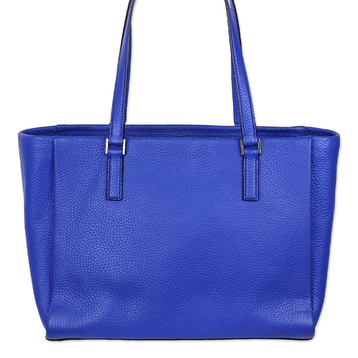 Kate Spade Island Deep Royal Blue Pebbeled Leather Holden Street Finn Shoulder Bag