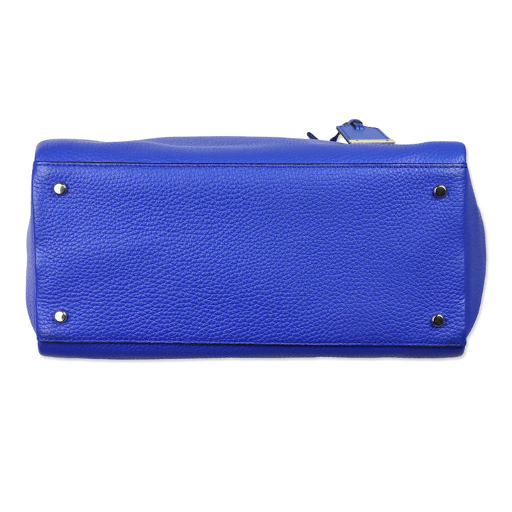 Kate Spade Island Deep Royal Blue Pebbeled Leather Holden Street Finn Shoulder Bag