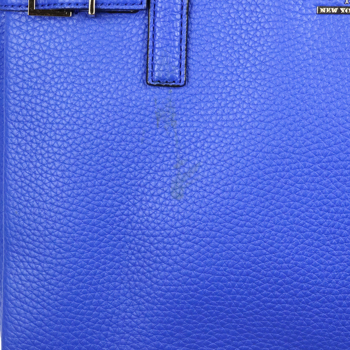 Kate Spade Island Deep Royal Blue Pebbeled Leather Holden Street Finn Shoulder Bag