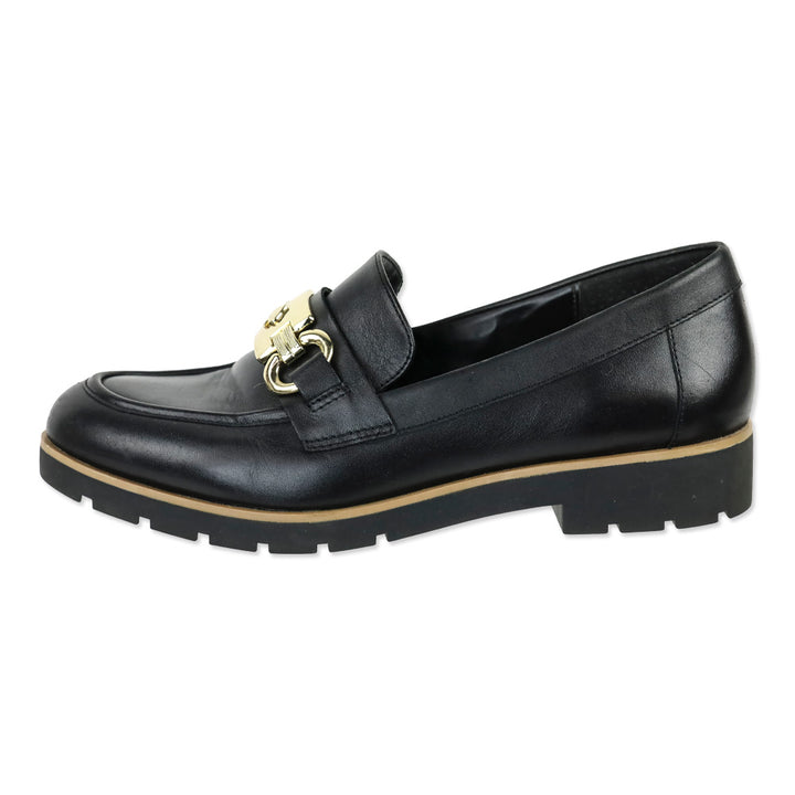 Kate Spade Kolby Black Leather Loafer
