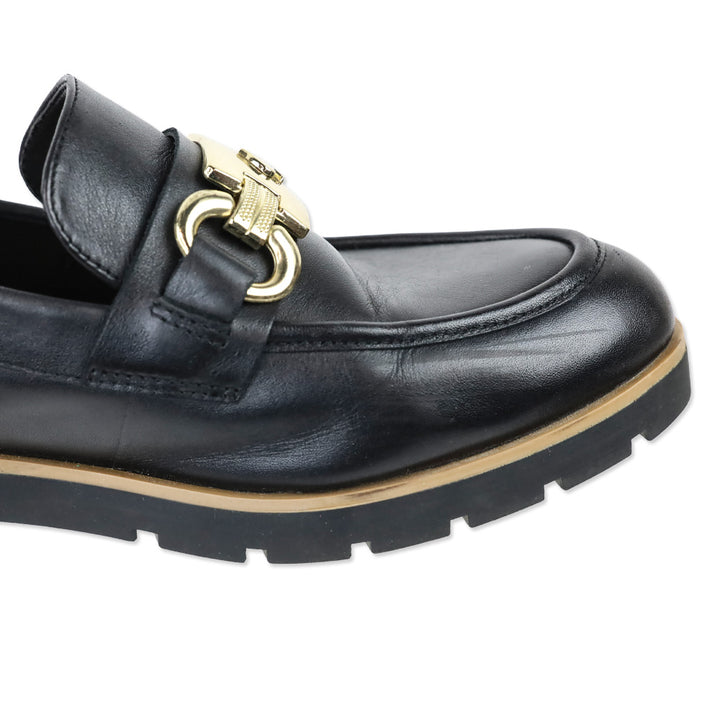 Kate Spade Kolby Black Leather Loafer