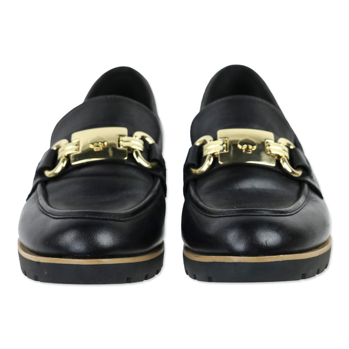 Kate Spade Kolby Black Leather Loafer