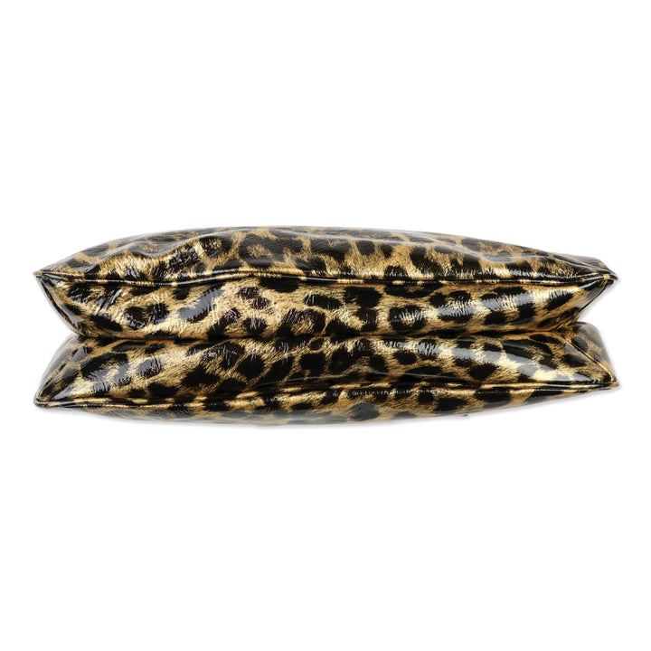 Kate Spade Leopard Print Patent Leather Fanfare Brette Satchel