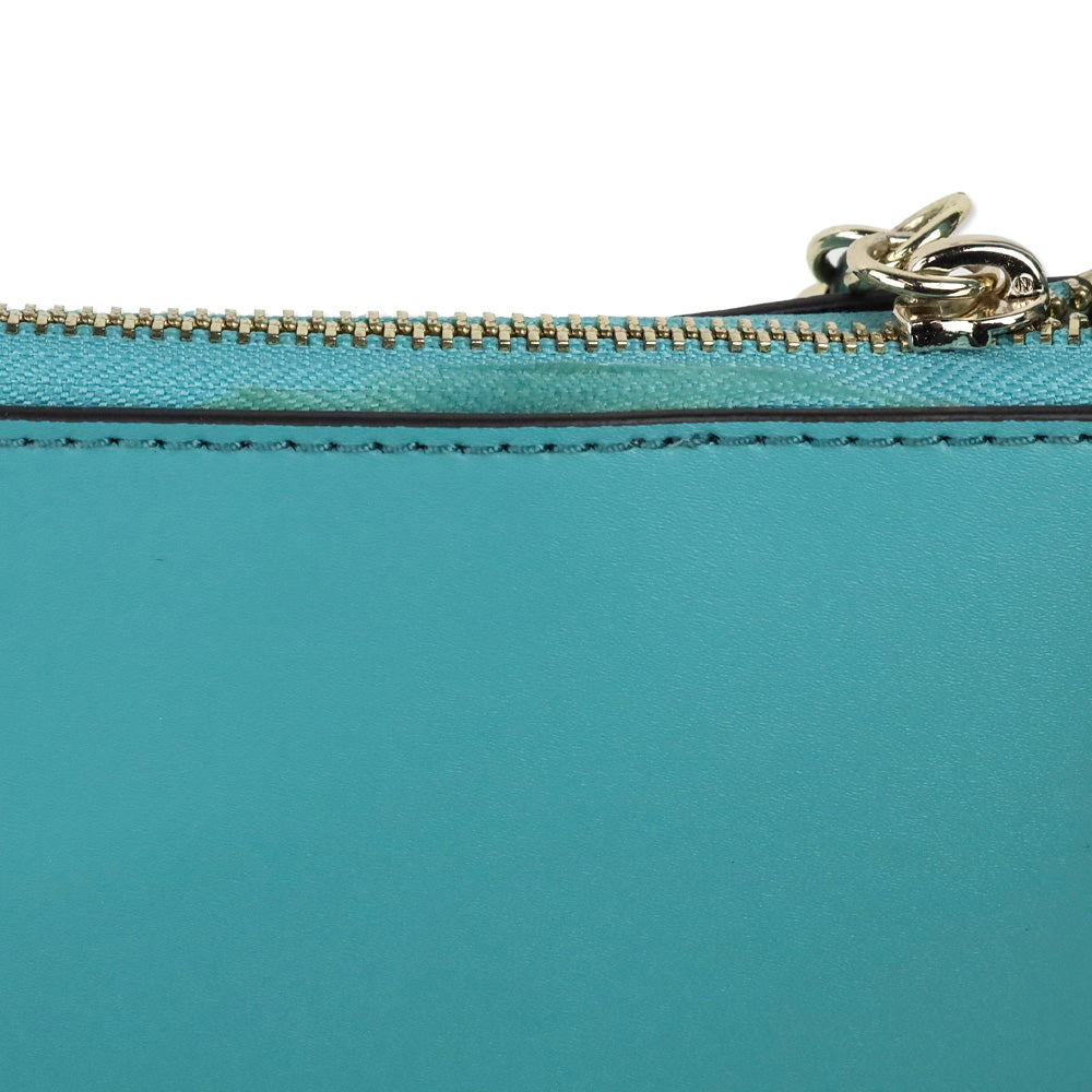Kate Spade Light Blue Leather Ivy Street Amy Crossbody w/ Tassel